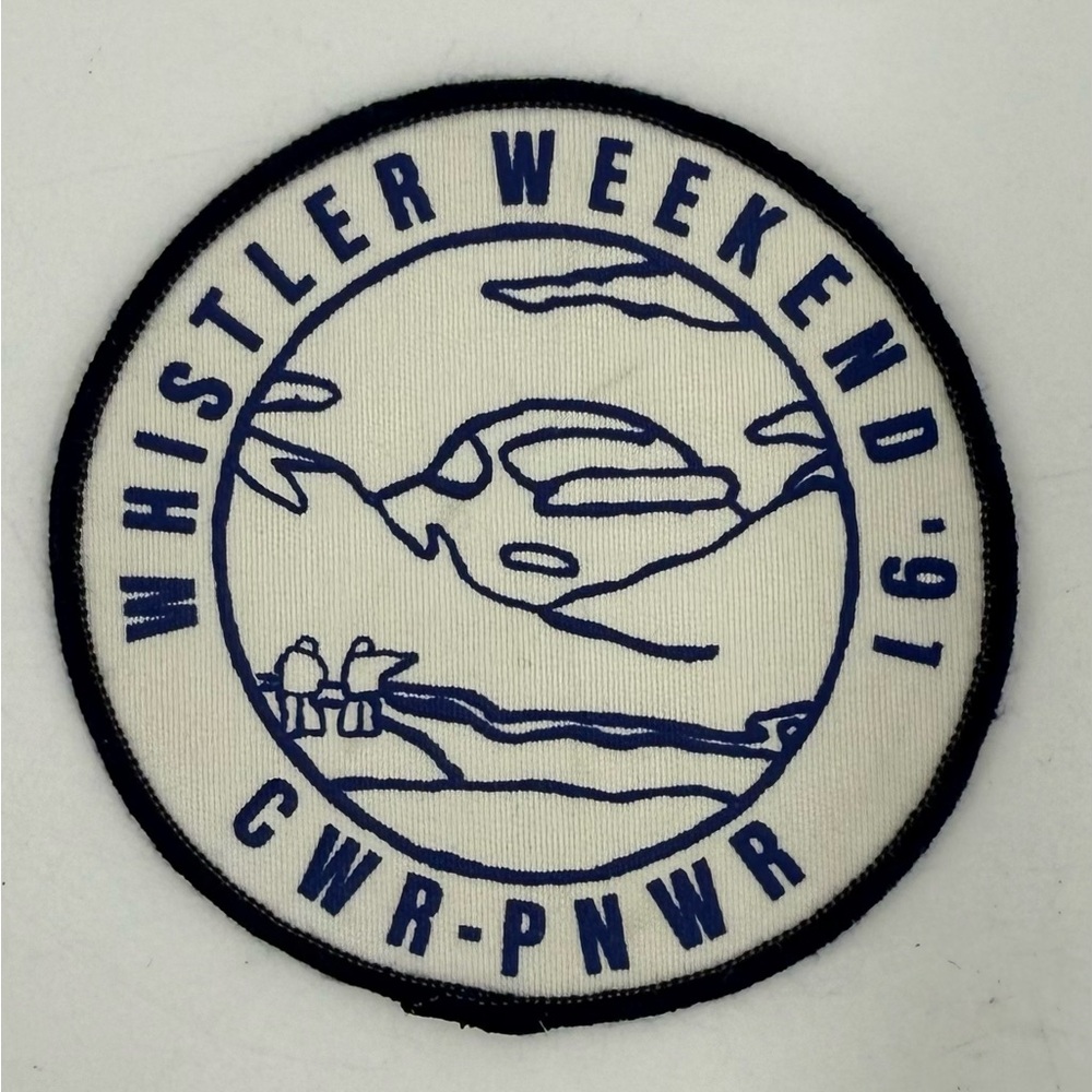 Porsche Club of America & Canada West “Whistler Weekend 1990” Cloth‎ Patch NWOT